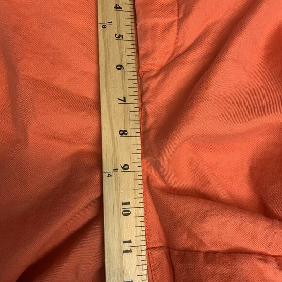 Liverpool Shorts Womens 12/31 Linen Hot Coral High Rise Stretch Beach Coastal‎ - Picture 8 of 9